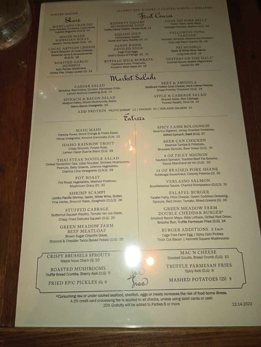 White Dog Cafe Wayne Menu - Image 6